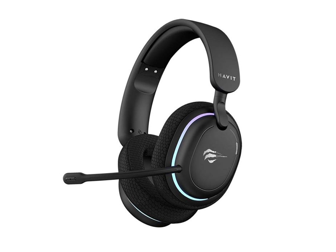 Auriculares inalámbricos para juegos, 750 mAh, Havit, color negro (fuxi H7)