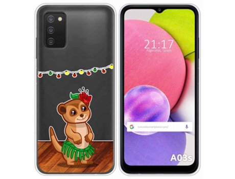 Carcasa Samsung Galaxy A03s TUMUNDOSMARTPHONE Dibujos Transparente Multicolor