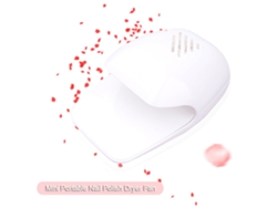 Mini ventilador secador de esmalte de uñas portátil, herramienta de arte