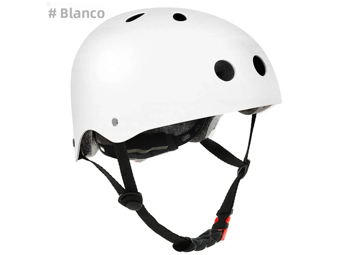 (blanco S) Casco De Bicicleta Para Niños, Casco Ajustable Para Bebés Y Niños.