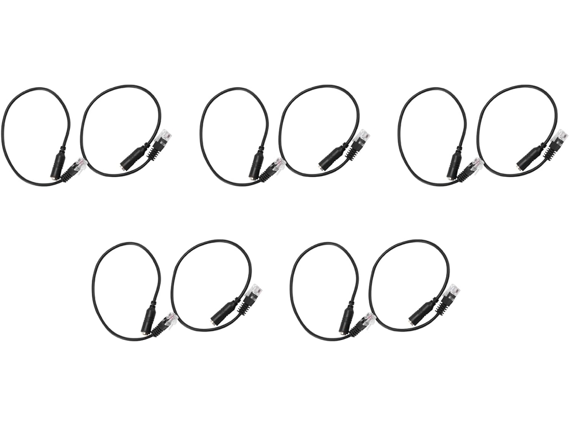 10 Adaptadores De Audio Estéreo De 3,5 Mm Para Auriculares, De Conector Hembra A Conector Rj9.
