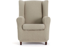 Funda de Sillón EYSA Premium Troya Tejido Elástico (90 x 80 x 100 cm - Poliéster y Algodón - Visón)