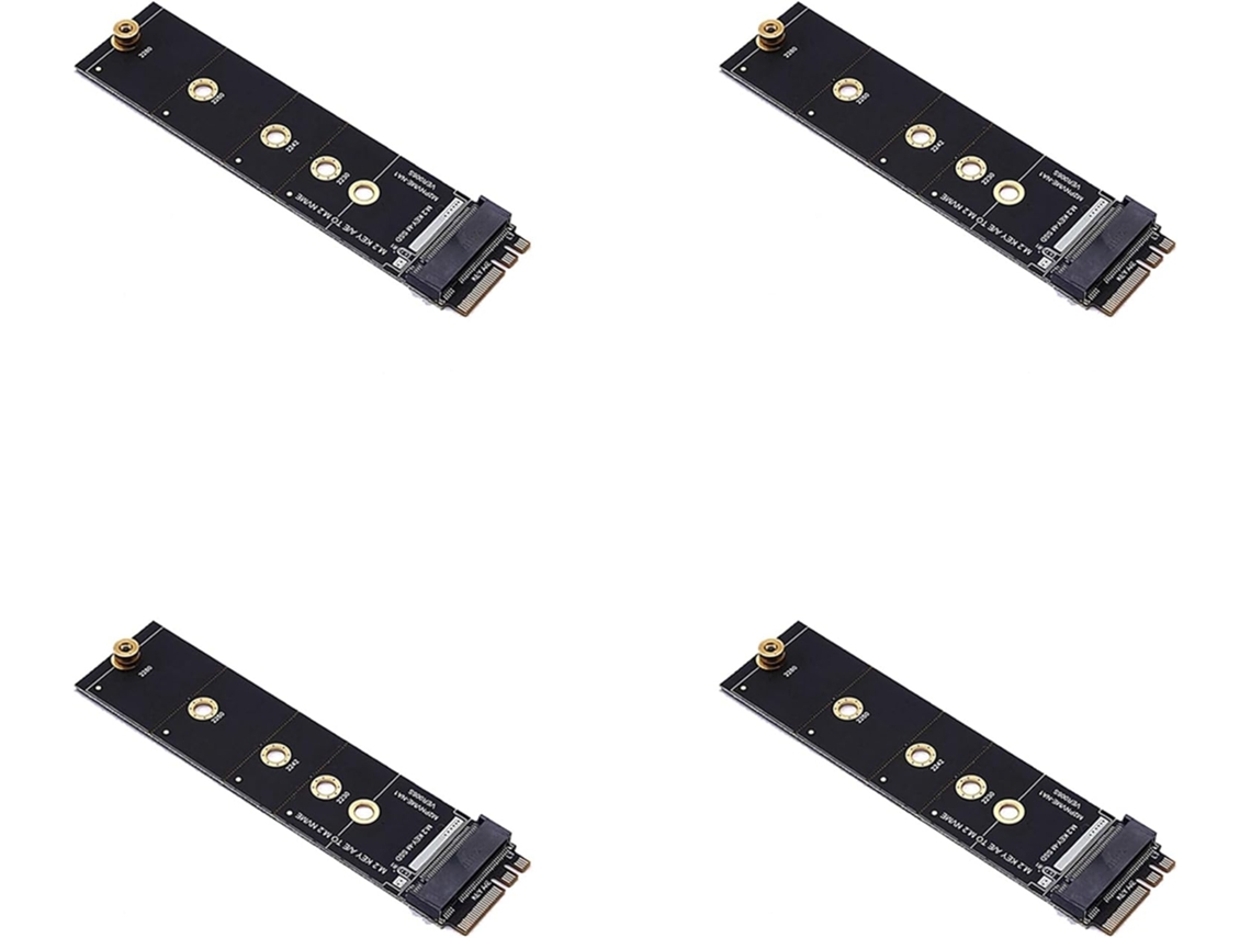 Adaptador De Tarjeta De Expansión Nvme Ngff Con Ranura Para Llave 4x M.2 A+e Key-m