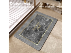 Alfombra de Baño LUUCOZK Antideslizantes Absorbentes Decoración Baño Secado Poliéster Multicolor (60x90cm)