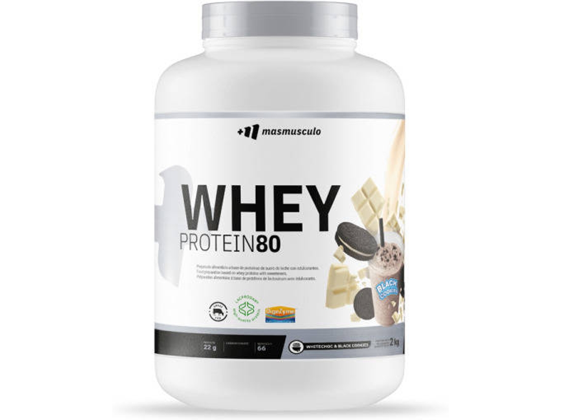 Whey Protein80 - 2 Kg Chocolate Blanco Con Black Cookies Masmusculo