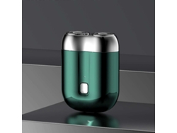 Afeitadora portátil de bolsillo Rosewell 2025 Mini de doble cabezal, lavable y con anillo magnético doble.