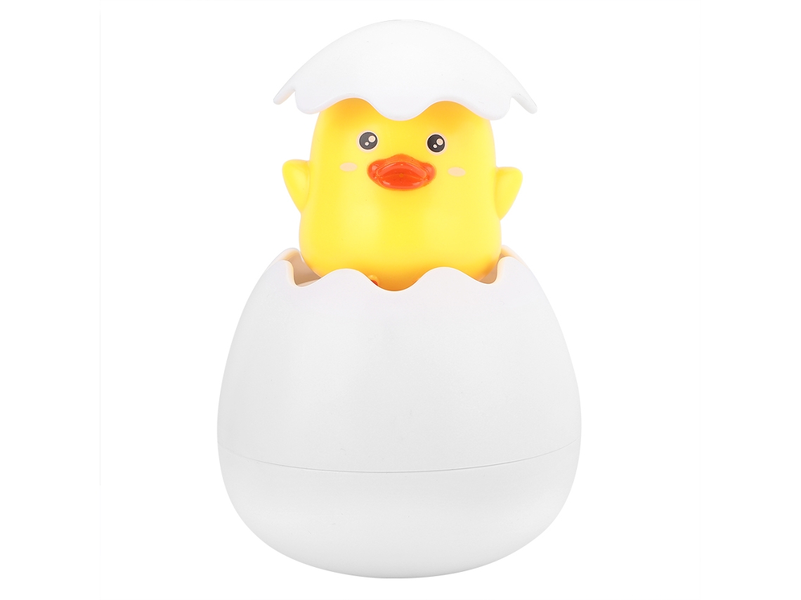 Juguete De Baño Para Bebés: Rociador Flotante Con Forma De Huevo De Pato Y Pingüino.