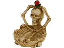 Cuenco De Cera Con Forma De Calavera De Resina Para Decoración Y Organización De Halloween.
