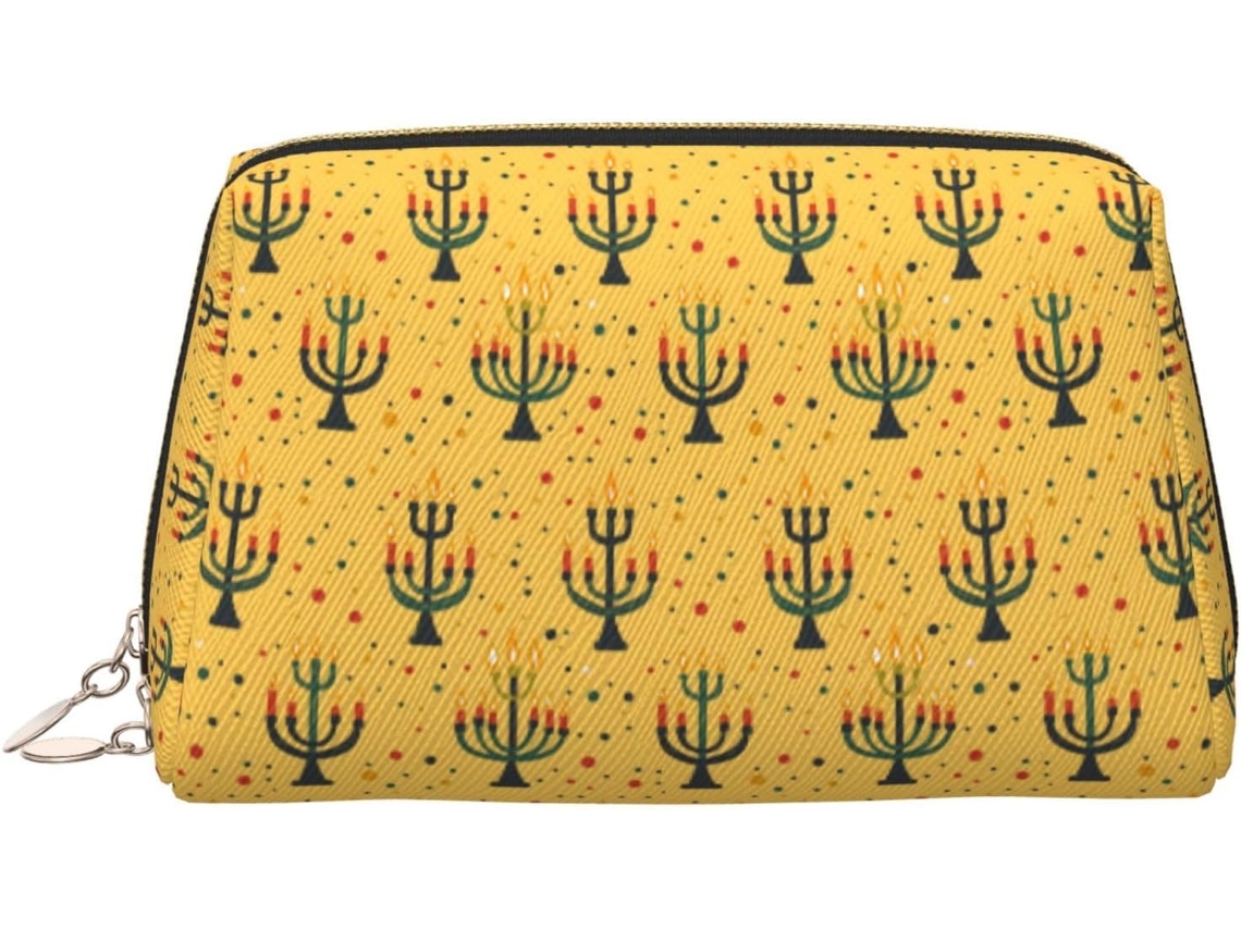 Neceser De Viaje Cuero Organizador Para Mujer Diseño Estampado Vacaciones