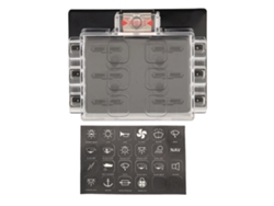 Caja De Fusibles De Cuchilla De 6 Vías Atc Ato De 12-36 V Cc Para Barcos, Vehículos, Automóviles, Autocaravanas Y Tanques.