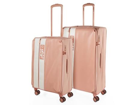 Juego De Maletas Semi-Rígidas Eva DKNY DKNY-408 Instinct venus rose (45,5X78x28 Cm - 86L)