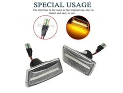 Omni-señalizador Dinámico Led Para Opel Insignia Astra H Zafira B Corsa D 2005-2014 Luces Laterales 12v Cristal Dinámico