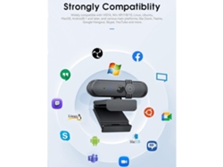 Cámara web 1080P con micrófono para videollamadas/reuniones/enseñanza Cámara web HD de 30 fps con cubierta deslizante de privacidad Cable USB-A para YEMAESRE