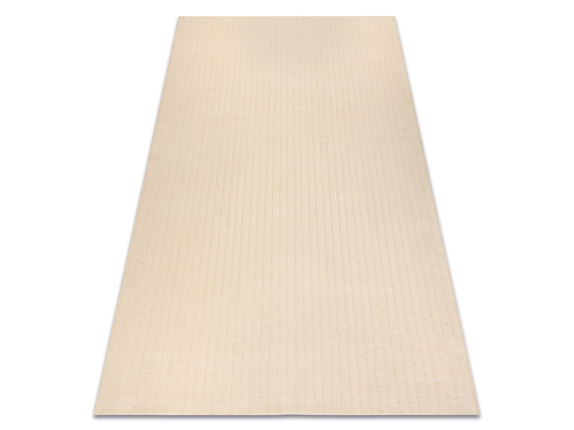 Alfombra De Lana Textura 488.24.la100 Osta - Pauta Estructural Crema