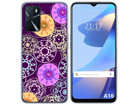 Carcasa Oppo A16 / A16s TUMUNDOSMARTPHONE Dibujos Multicolor