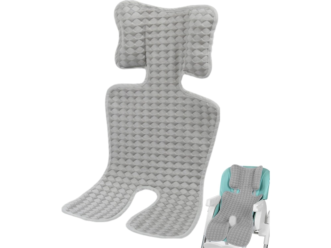 Cojín para asiento de cochecito de bebé, almohadilla refrescante universal de verano/Gertiz gris