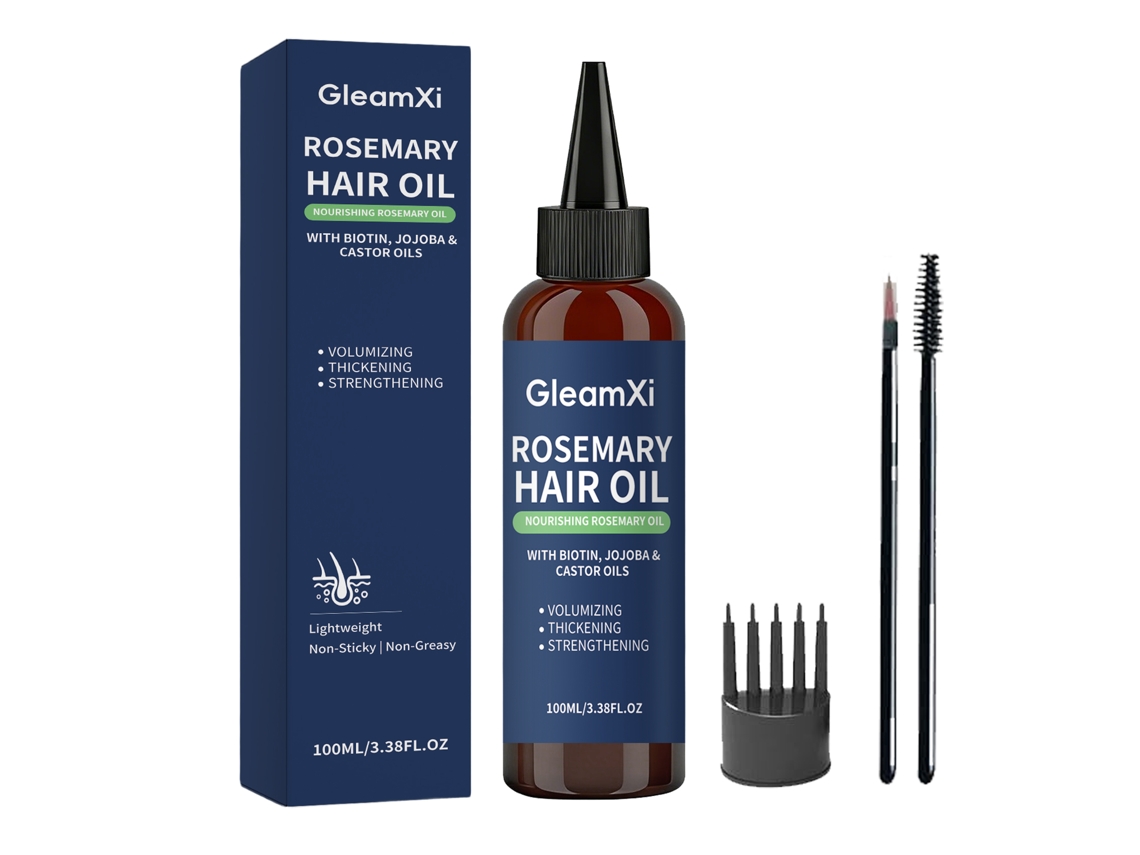 Aceite nutritivo de romero para un cabello sano