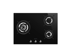 Placa de Gas SMEG Pv373Lcn 72 cm Negro 3F