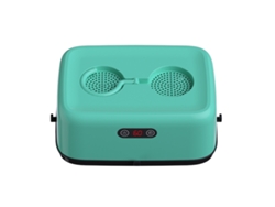 Secador de pelo compacto, portátil y plegable SFUSHOS con temporizador para uso doméstico (verde claro, estándar europeo)