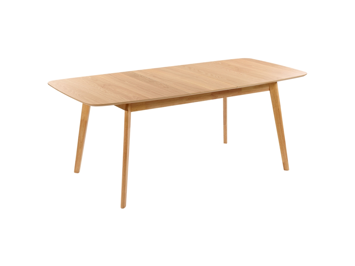 Mesa de comedor BELIANI Madox de MDF Madera clara 90x190x75
