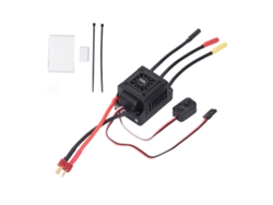 Esc Sin Escobillas De 45 A Para Coche Teledirigido A Escala 1/10, Resistente Al Agua Y Al Polvo, Compatible Con Varios Servos.