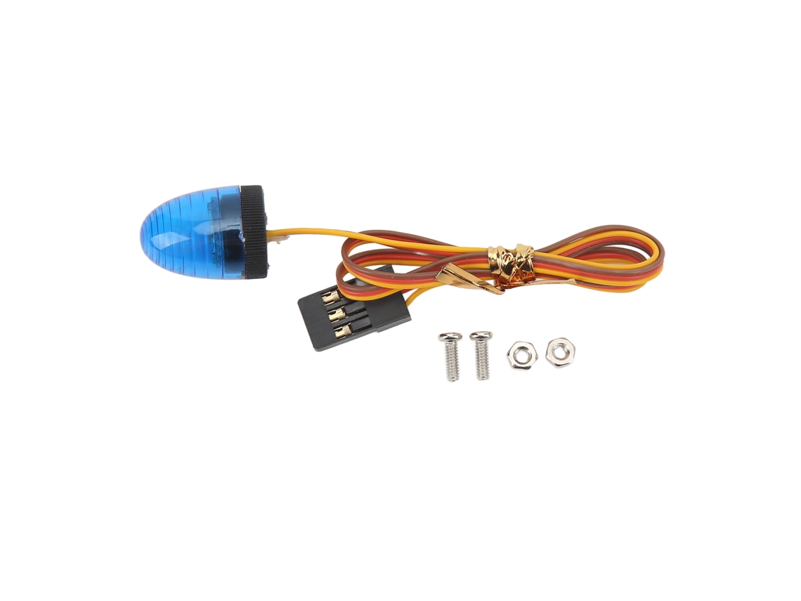 Luz Led Ultrabrillante Simulada De Policía Para Coche Rc A Escala 1:10, Ambulancia, Camión De Bomberos, Azul, 13x17 Mm
