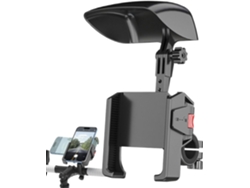 Soporte Para Teléfono De Motocicleta: Portátil, Giratorio 360 Grados Y Antichoque.