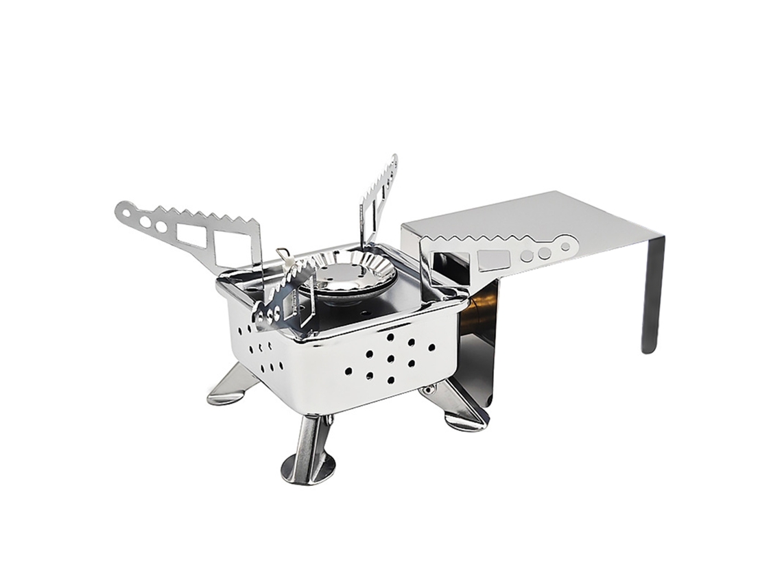 Hornilla De Gas Portátil Para Camping, Mini Hornilla De Cassette De Acero Inoxidable Para Camping, Senderismo Y Actividades Al Aire Libre.