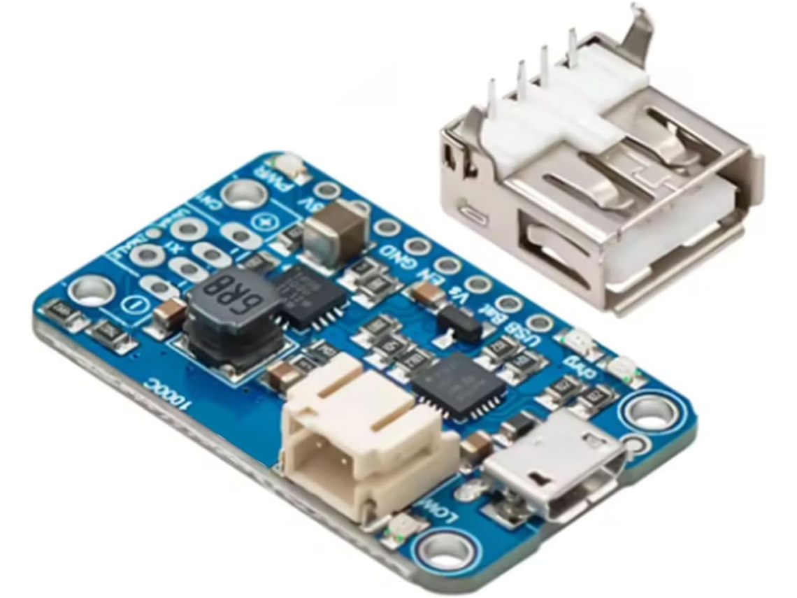 Adaptador De Carga Para Baterías De Litio 2465 - Recargable Mediante Usb De 5v