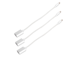 Protector De Cable Usb Con Diseño De Dibujos Animados Para Android, Blanco.
