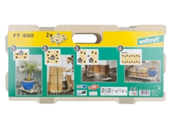 WOLFCRAFT 5543000 2 Plataformas para Mudanzas Forma de Puzle para Ampliaciones Ft400