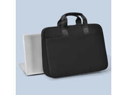 Maletín para portátil de gran capacidad, negro clásico, compatible con pantallas de 15,6 a 16,1 pulgadas (Yunzii)