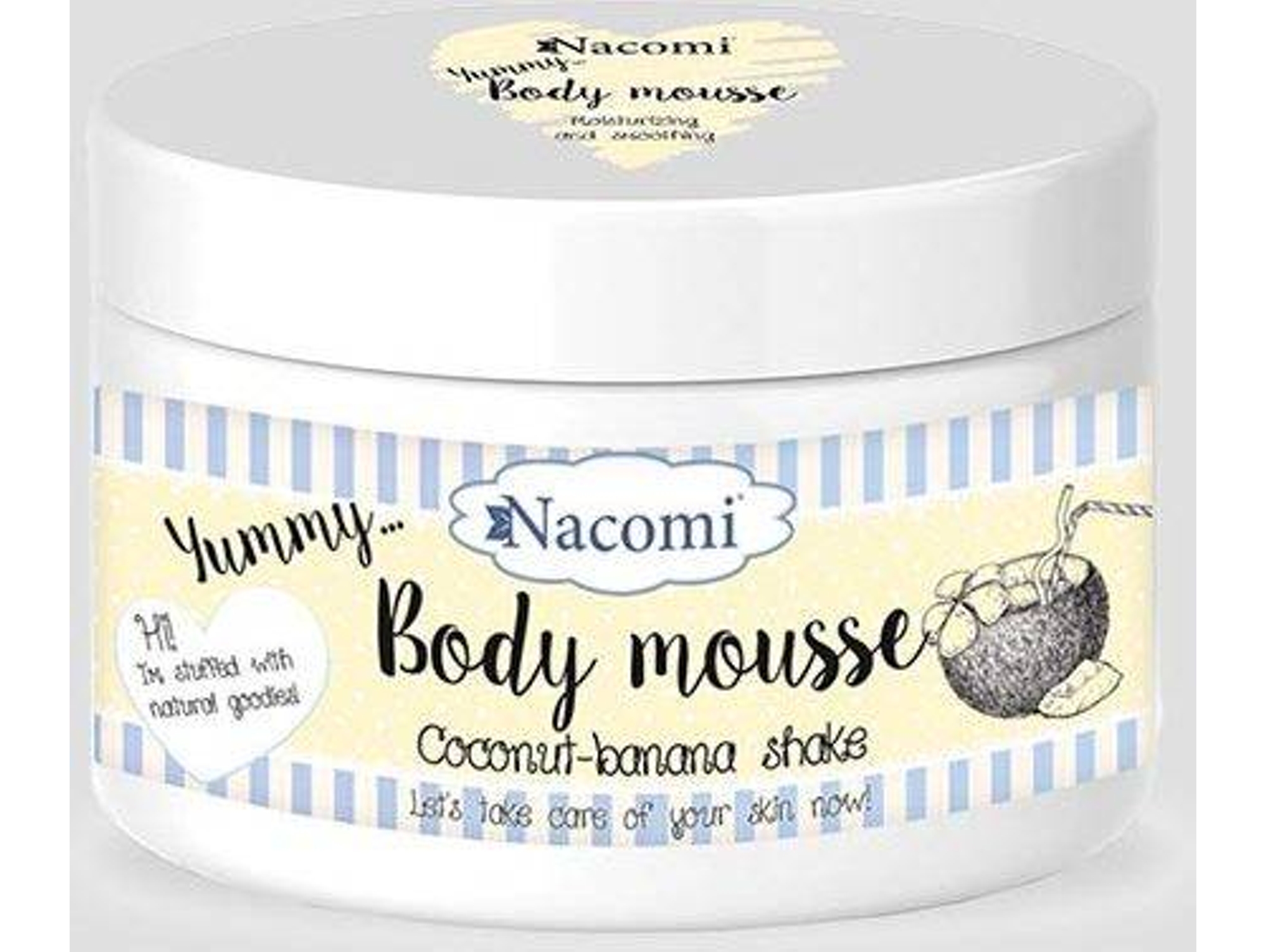 Crema Corporal NACOMI Body Mousse Coconut Banana (180 ml)