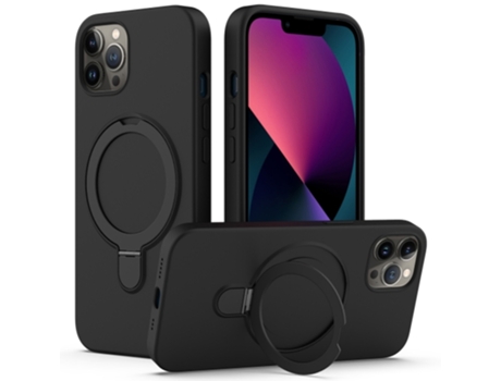 Funda Mobile Phone Cases Magsafe Liquid With Ring para iPhone 12 Pro Silicona