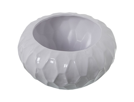 Centro de Mesa ALEXANDRA HOUSE LIVING Blanco Cerámica 25 x 25 x 13 cm