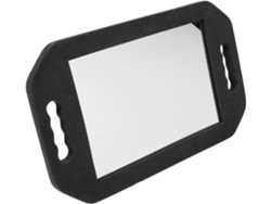 Miroir Rectangulaire De Maquillage À Main Mousse Noir Léger Y Antichoc Pratique Para Coiffeurs E...