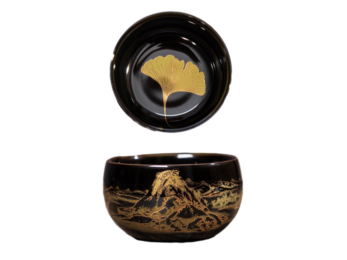 MEOIRUERY Taza de té Kung Fu cerámica Tianmuzhan negra vidriada, taza de té artesanal, para uso doméstico o individual