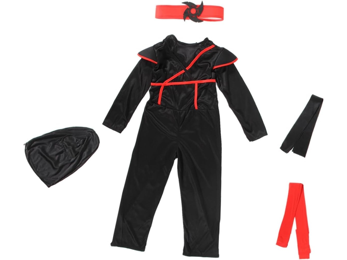1 Pieza Disfraz De Ninja Para Niños, Ropa, Vestido, Disfraces De Halloween, Actuación, Fiesta E