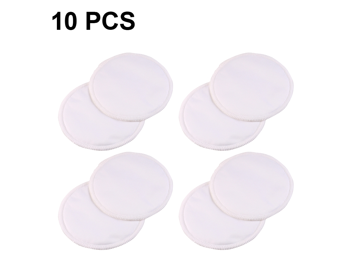 Discos absorbentes lavables de fibra de bambú (paquete de 10) | Discos absorbentes reutilizables