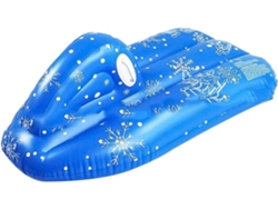 Trineo hinchable de PVC, resistente al frío, talla única para niños y niñas, con anillas, para uso en exteriores.