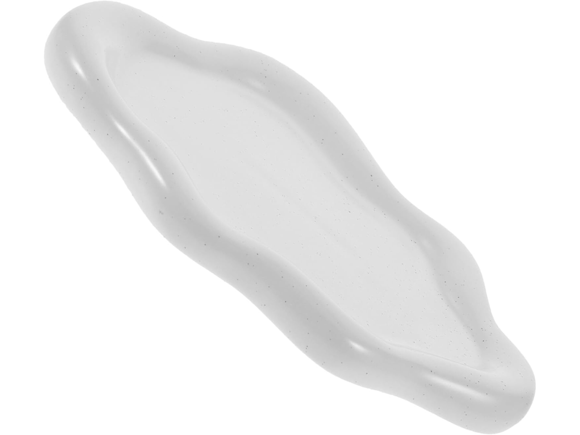 Bandeja De Cerámica Con Forma De Nube Para Joyas, Soporte Para Anillos Y Bandeja De Almacenamiento.