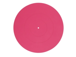 Tapete De Borracha Para Giratório Toca-discos Reduce Ruído Baixo Tighter Universal Lp 12 Polegadas Roseate