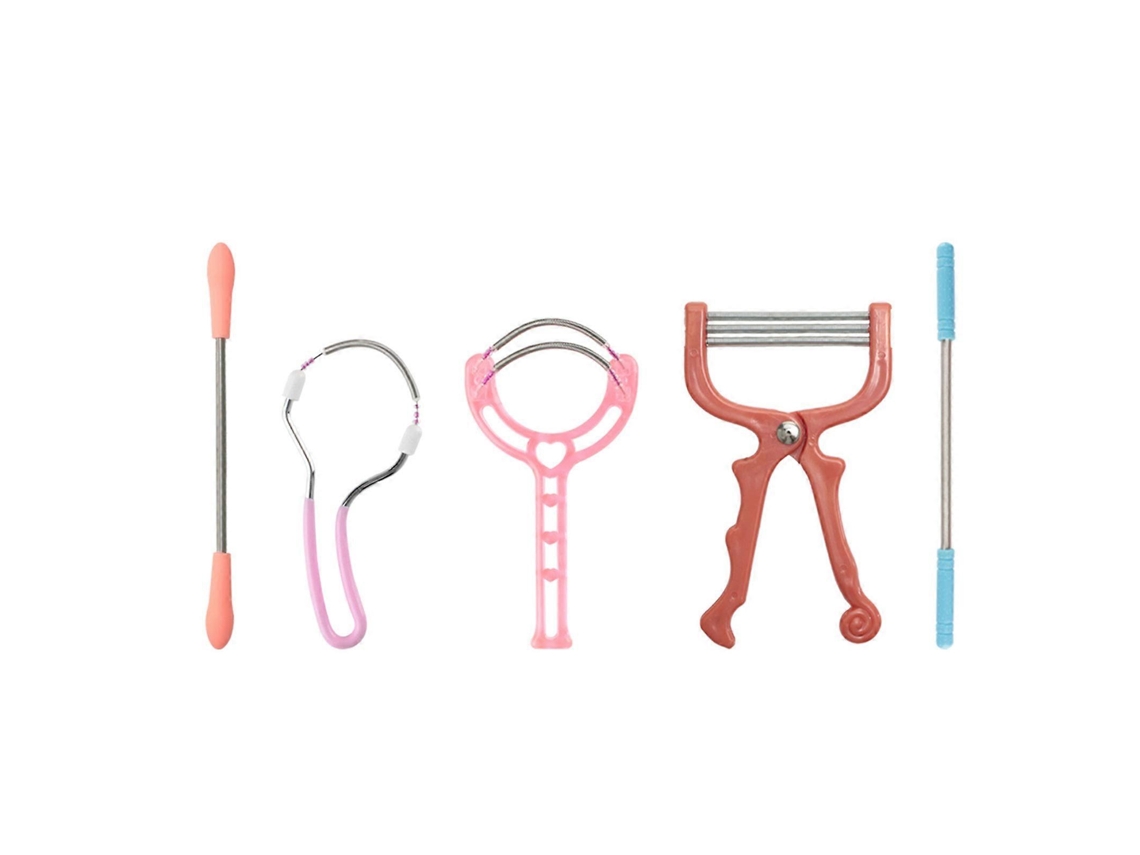 Juego de 5 depiladoras faciales funcionales con resorte para una depilación facial rápida en casa. Ly Ebike