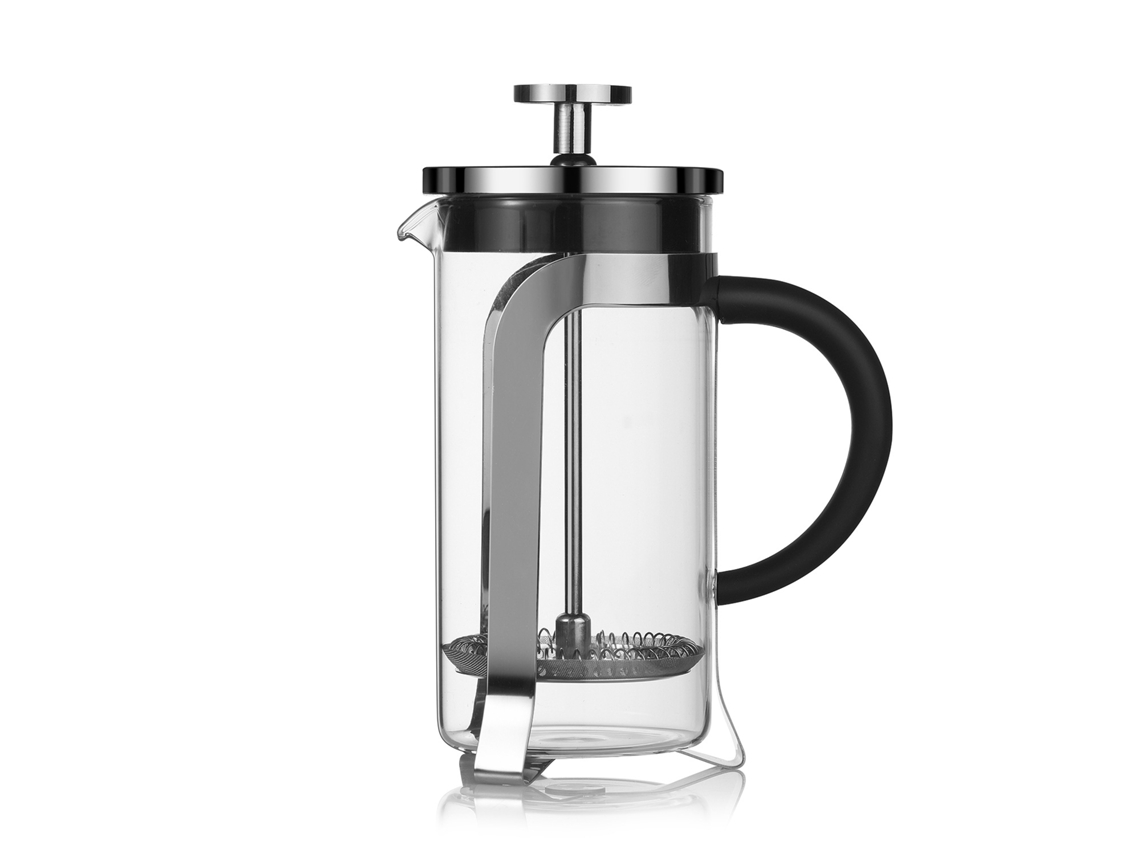 Cafetera de émbolo Eifson, acero inoxidable 304, vidrio borosilicato, 350 ml