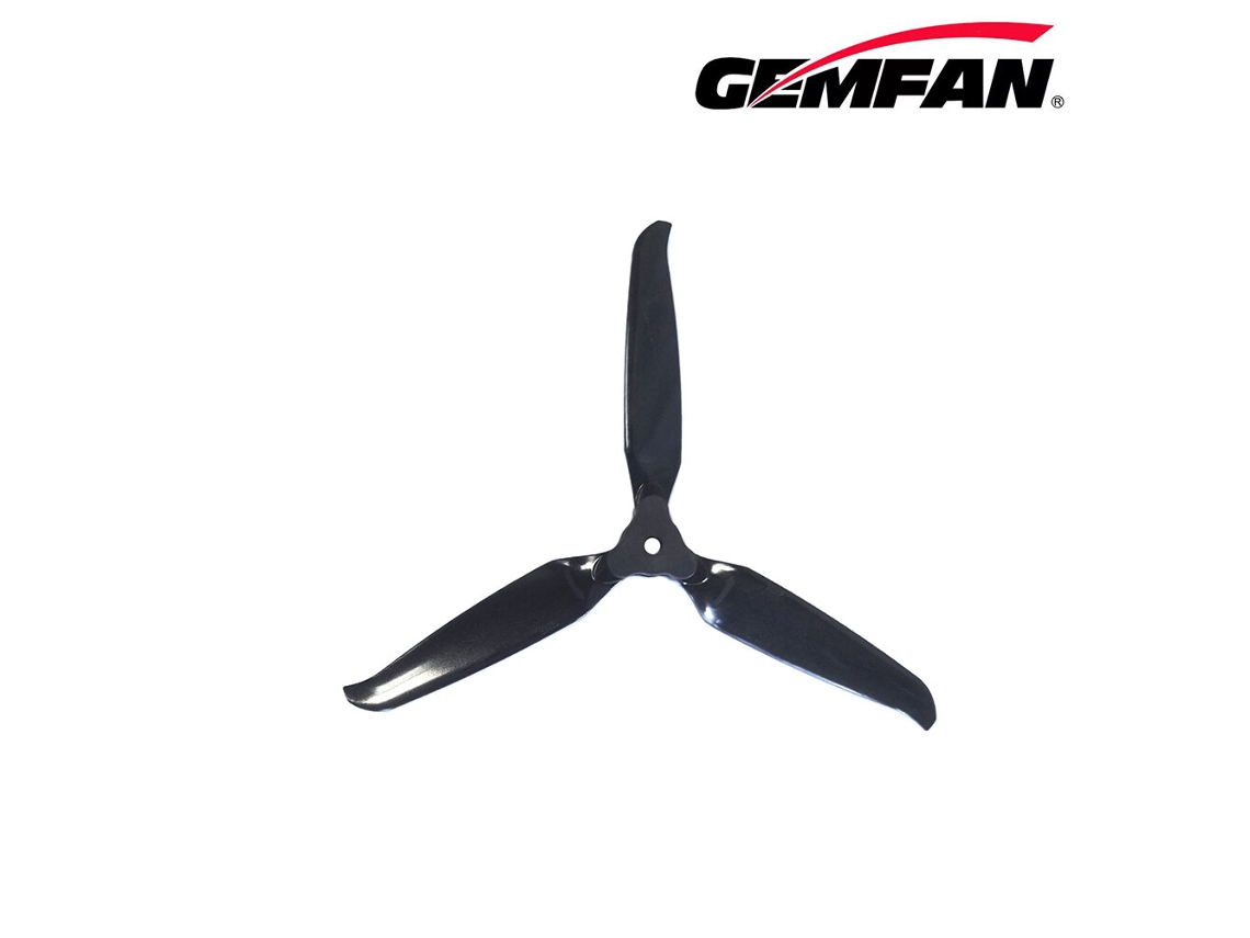 Negro3 Palas6 Pares Gemfan F7036 7036 7 Pulgadas Plegable 3 Palas Fibra Vidrio Nailon Orificio 5mm Dron Carreras Fpv Largo Alcance