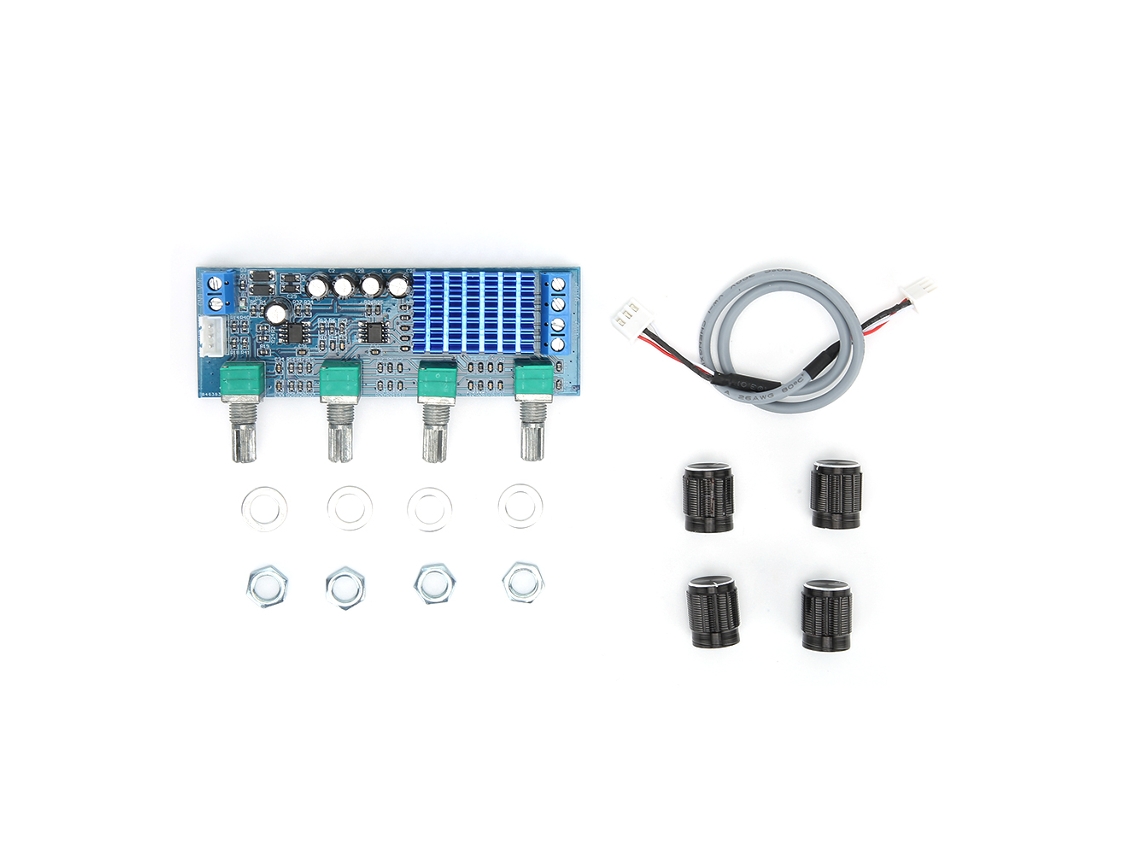 Placa De Amplificador De Áudio Digital Estéreo Dual 80w Alto Poder Dois Canais Pa3116 Dc12-24v