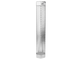 Pipa Hexagonal De Acero Inoxidable 304 De 12 Pulgadas Para Fumar En Barbacoa Con Virutas De Madera.