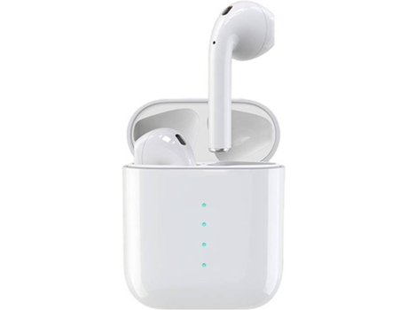 Auriculares Bluetooth True Wireless SMARTEK TWS-100W (In Ear - Micrófono - Blanco)