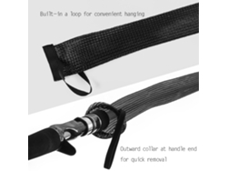 Danu26-cubierta Para Caña De Pescar 190cm Funda Protectora Manga Sock Guante Para Cañas De Pesca Spinning Casting Mar