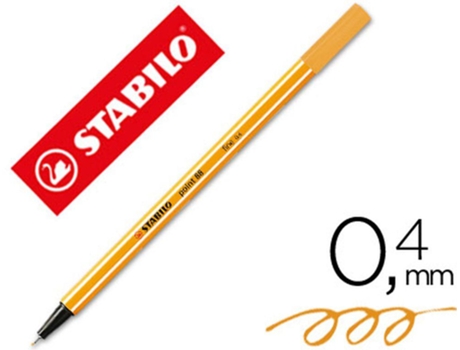 Marcador Stabilo Ponta de Fibra Point 88 Albaricoque 0.4 mm